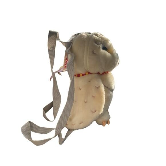 Wizarding World of Harry Potter Hedwig Owl Plush Animal Backpack 8" - Picture 3 of 9